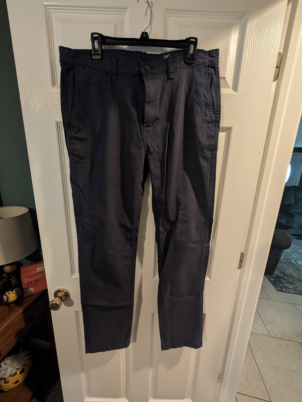 George Men's Dark Navy Chinos